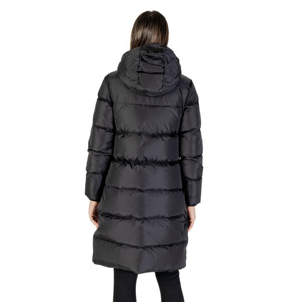 Armani Exchange Black Polyamide Coat