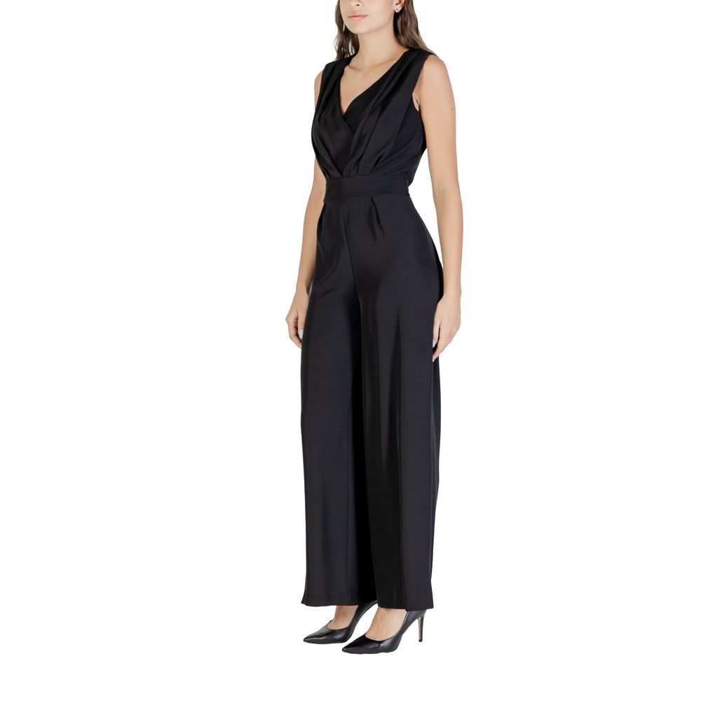 Rinascimento Black Polyester Jumpsuit