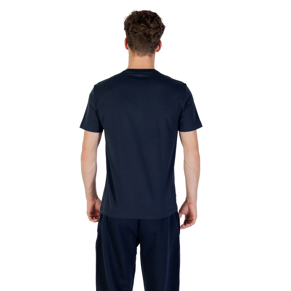 EA7 Emporio Armani Blue Cotton Sportswear