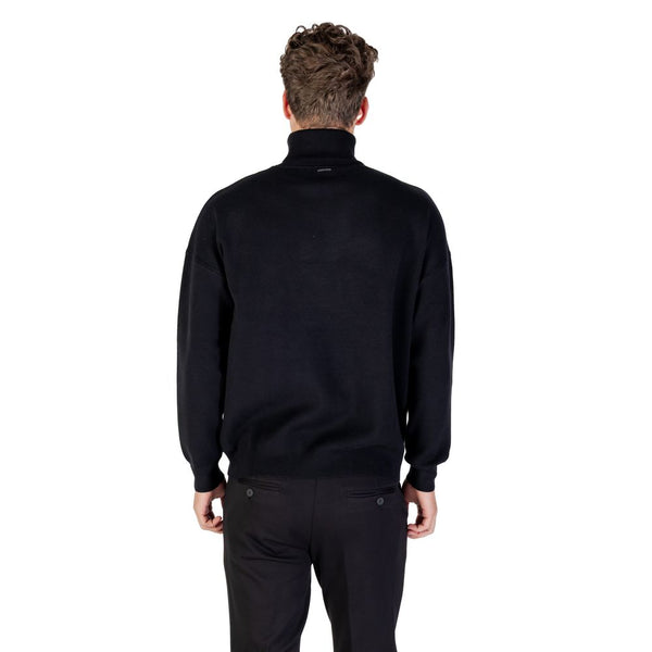 Antony Morato Black Viscose Sweatshirt