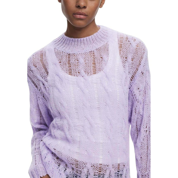 Desigual Purple Polyamide Sweatshirt