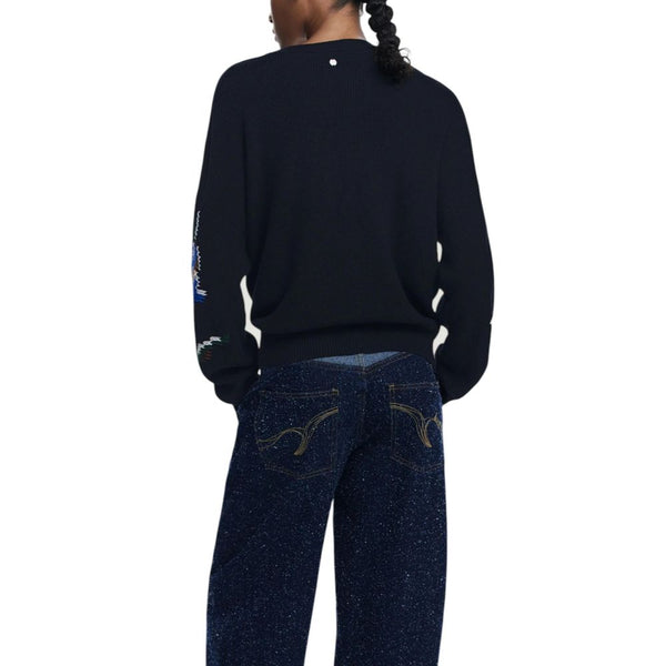 Desigual Black Cotton Sweatshirt