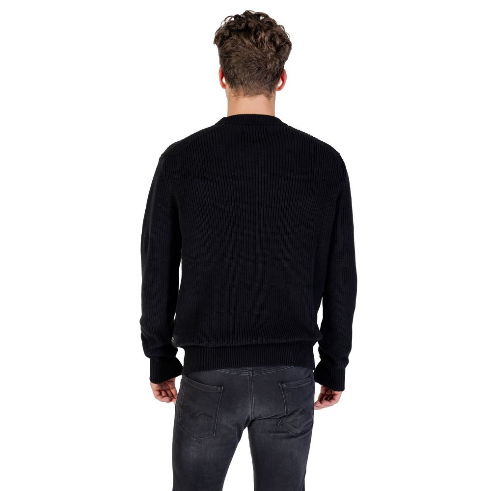 Replay Black Cotton Sweatshirt