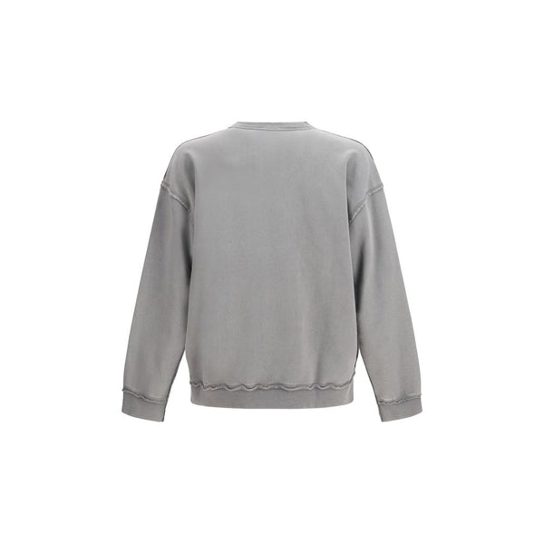 Diesel Gray Cotton Sweatshirt