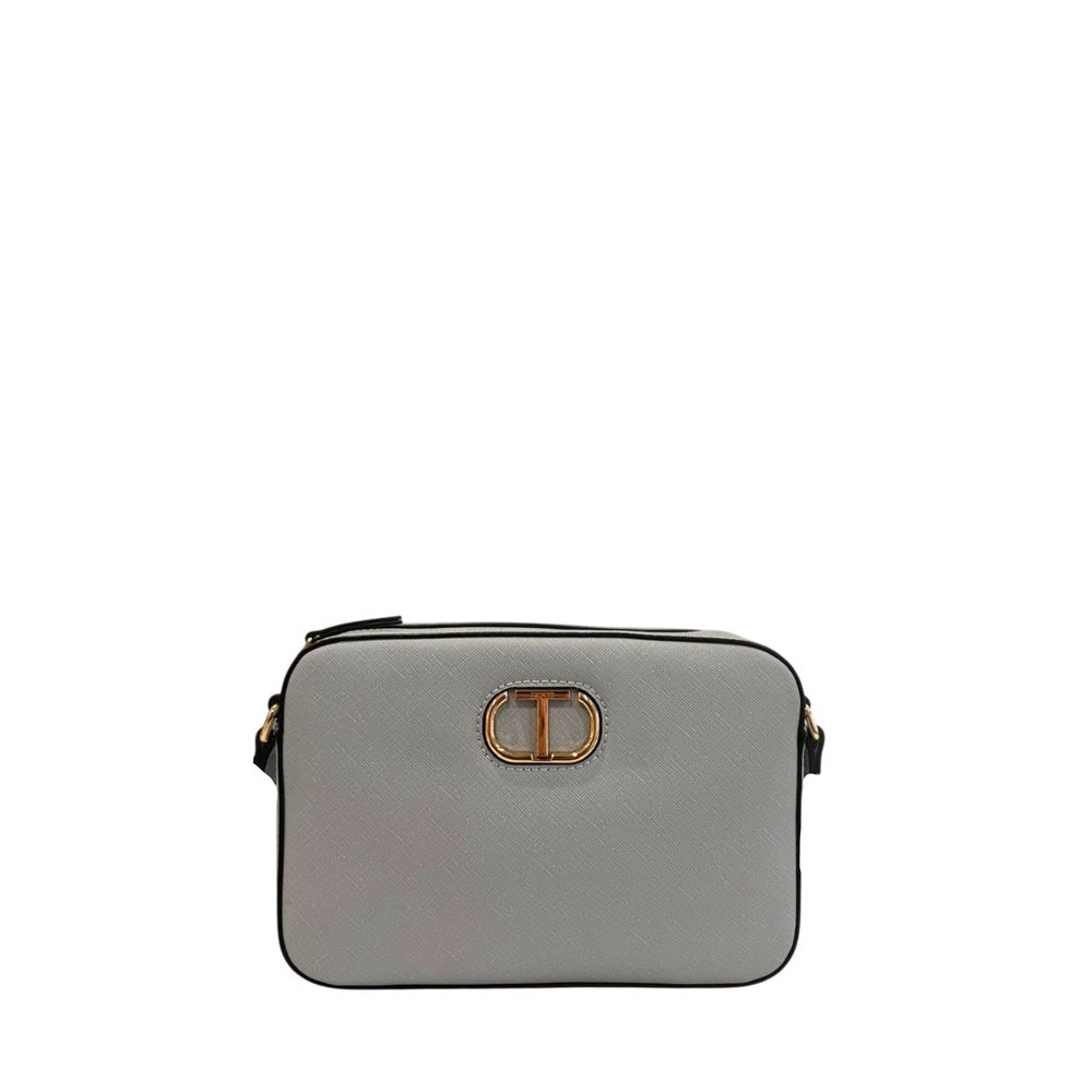 Twinset Blue PU Women Crossbody Bag