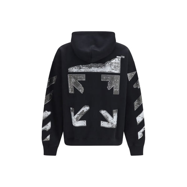 Off-White Black Cotton Sweatshirt