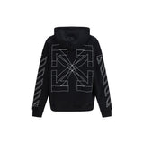 Off-White Black Cotton Sweatshirt
