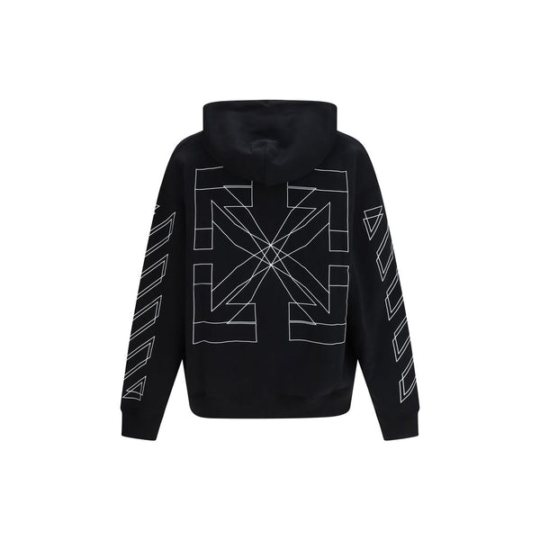 Off-White Black Cotton Sweatshirt