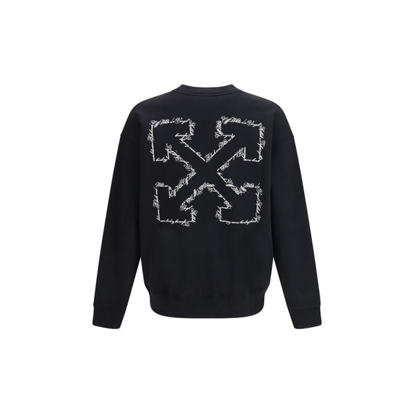 Off-White Black Cotton Sweatshirt