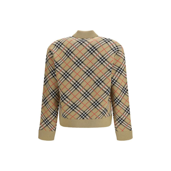 Burberry Beige Wool Bomber