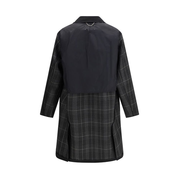 Maison Margiela Black Polyester Coat
