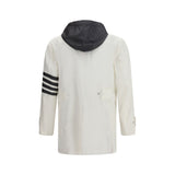 Thom Browne White Polyamide Sweatshirt