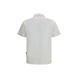 MooRER White Cotton Polo Shirt