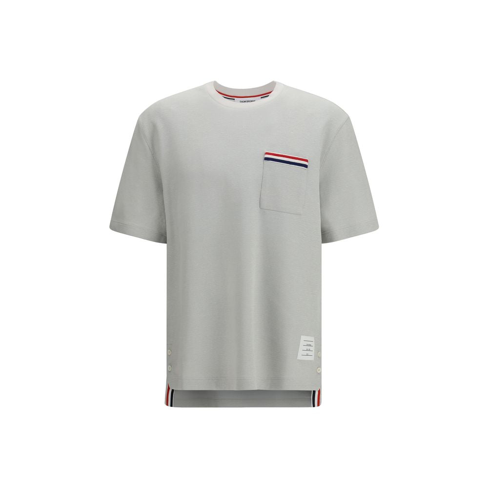 Thom Browne Gray Cotton T-Shirt