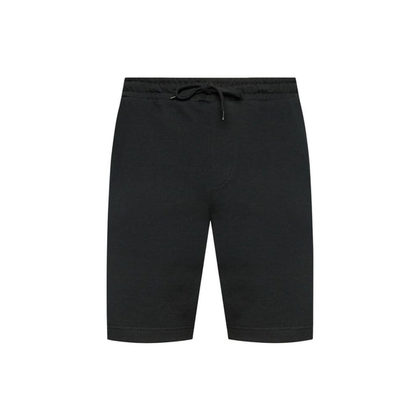 Lyle & Scott Black Cotton Bermuda Shorts