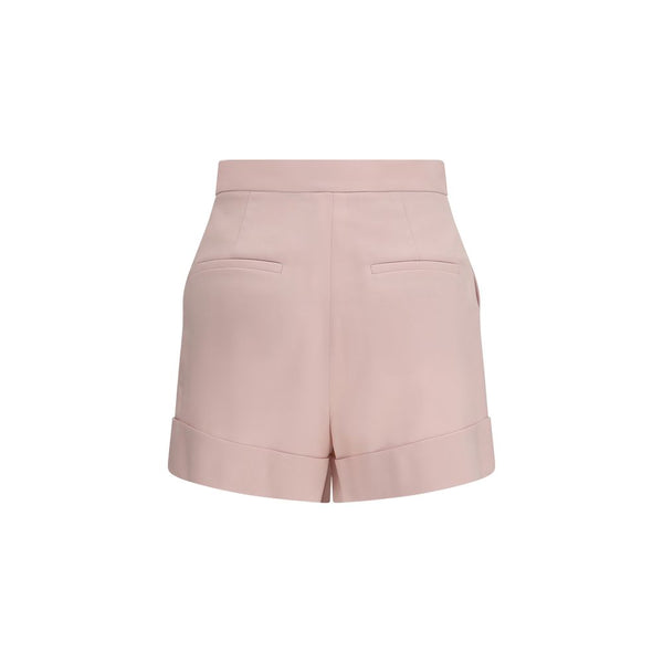 Max Mara Multicolor Fleece Wool Bermuda Shorts