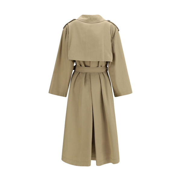 Max Mara Beige Cotton Trench Coat