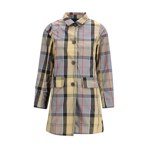 Barbour Blue Polyester Trench Coat
