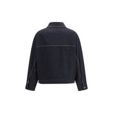 Max Mara Pure Blue Cotton Denim Jacket
