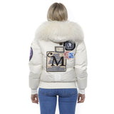 Mr&Mrs Italy White Polyester Women Bomber Jacket