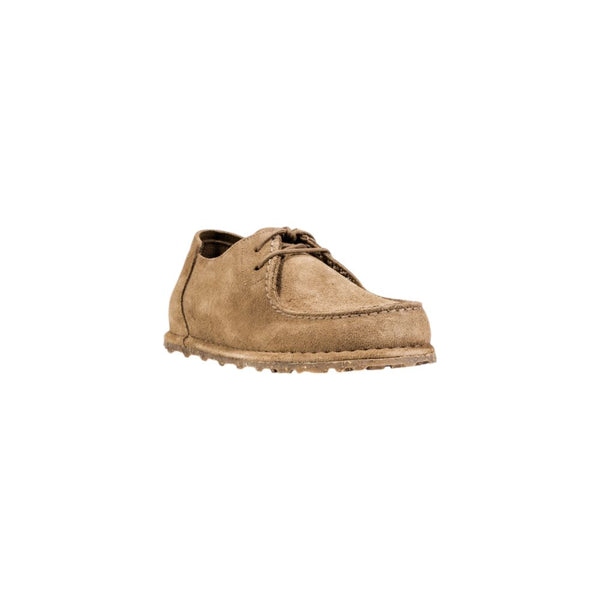 Birkenstock Gray Suede Leather Lace-Up Boots