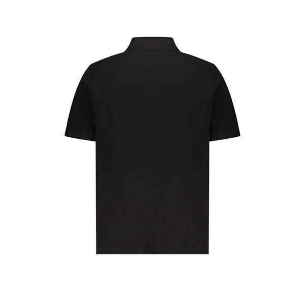 Balmain Black Cotton Polo Shirt