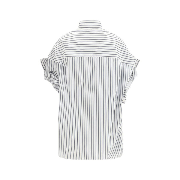 Balenciaga White Cotton Shortsleeve Shirt