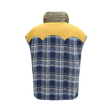MARBELL Blue Polyamide Sleeveless Jacket