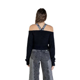Karl Lagerfeld Black Cotton Sweatshirt