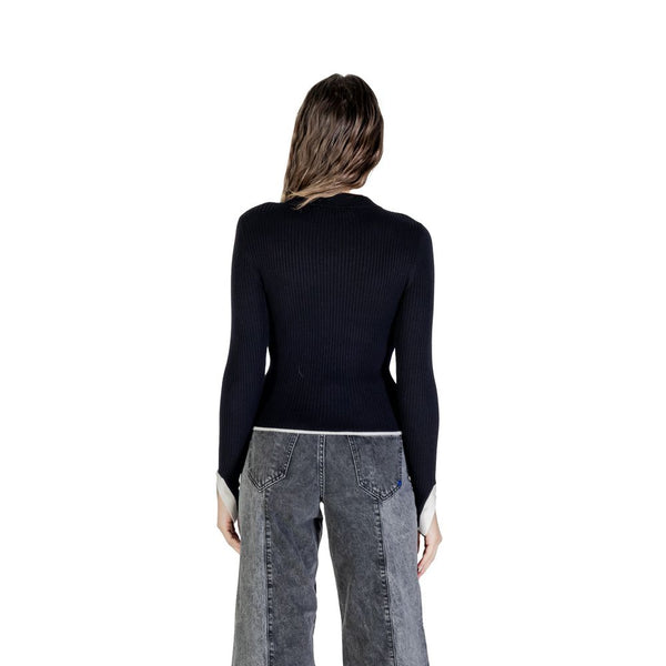 Karl Lagerfeld Black Viscose Sweatshirt