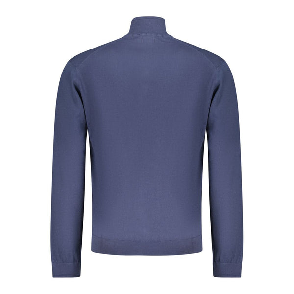Napapijri Blue Cotton Men Cardigan
