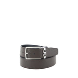 Ferragamo Black Calf Leather Bos Taurus Belt