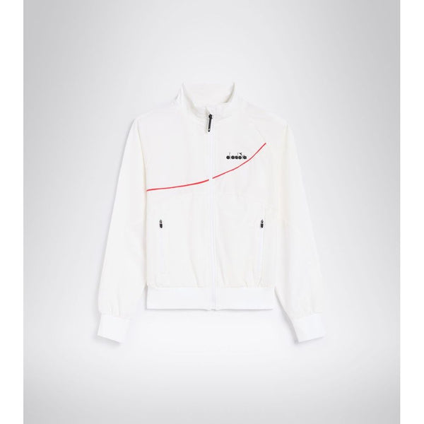 Diadora White Polyamide Shell Jacket