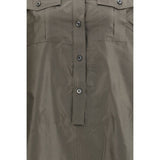 Prada Bicolor Silk Casual Dress
