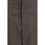 SA SU PHI Gray Cotton Casual Pants