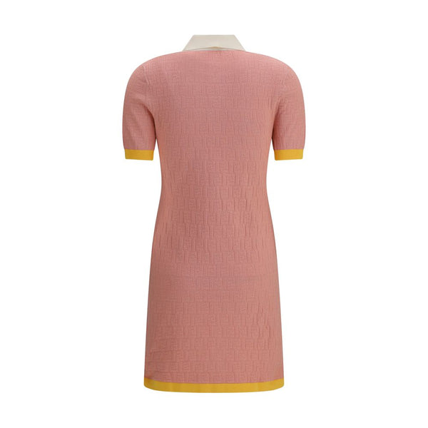 Fendi Multicolor Polyamide Casual Dress