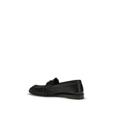 Saint Laurent Black Calf Leather Bos Taurus Slip-On Loafers
