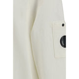 C.P. Company White Cotton Sweatshirt