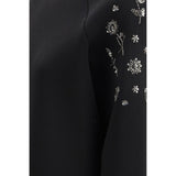 Max Mara Black Polyester Sweatshirt