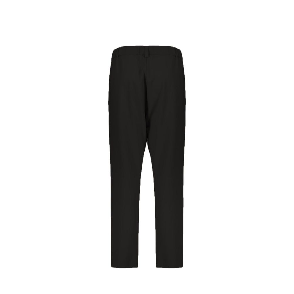 Herno Black Elastane Dress Pants