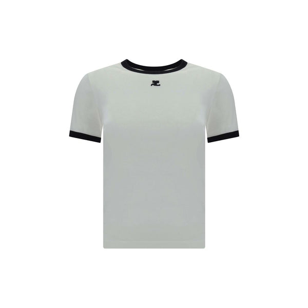 Courrèges White Cotton T-Shirt