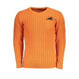 U.S. Grand Polo Arancione Acrylic Men Sweater