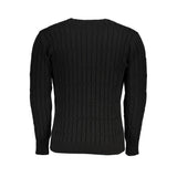 U.S. Grand Polo Black Acrylic Men Sweater