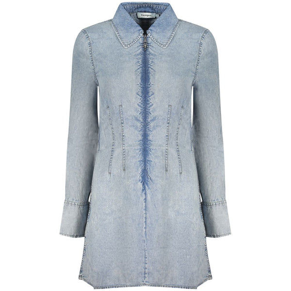 Desigual Azzurro Lyocell Women Dress