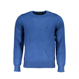 U.S. Grand Polo Blue Viscosa Men's Sweater