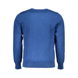 U.S. Grand Polo Blue Viscosa Men's Sweater