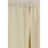 Gabriela Hearst Beige Alpaca Vicugna Pacos Casual Pants