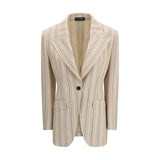 Dolce & Gabbana Multicolor Viscose Full-Length Jacket