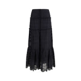 Isabel Marant Étoile Black Viscose Long Skirt