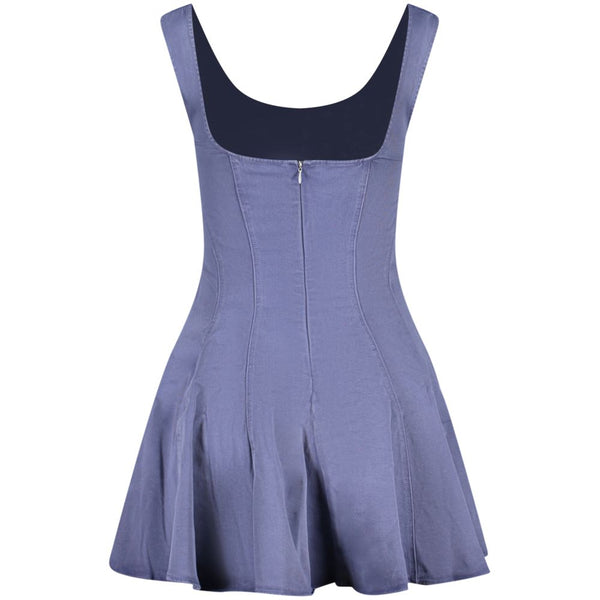 Desigual Blue Cotton Women Dress